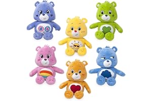 PABUTEL-BUNDLE Set di 6 orsacchiotti di peluche | Care Bears con una dimensione di 28 cm