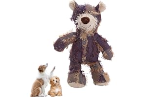 AWAVM Juguete indestructible y robusto para perros, chirriantes resistentes, oso robusto para masticadores pesados, juguetes mejorados 2024