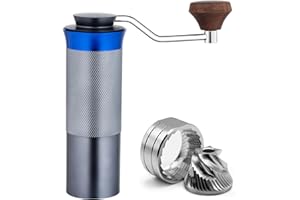 Macinacaffè Manuale Zeller In Acciaio Inox - Macinatura Regolabile, Meccanismo Ceramica, Design Vintage - Foto 2