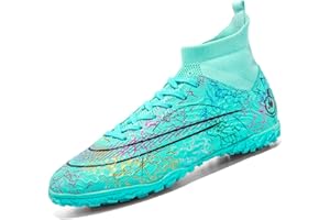AMLCWZ Calzado de fútbol para hombre Césped artificial Calzado de fútbol profesional para niño Calzado de fútbol para niño Calzado de entrenamiento deportivo para exterior Calzado de fútbol para interior