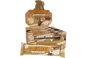 Grenade High Protein and Low Carb Barra Sabor - Caramel Chaos, 12 x 60 g