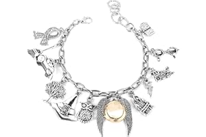BJPERFMS Braccialetti Harry, Bracciale Harry, Bracciale Boccino d'Oro, Harry Regolabile Braccialetti Amicizia, Golden Snitch Bracciale, Harry Bracciale Bambina, Idea regalo per Bambini Fans