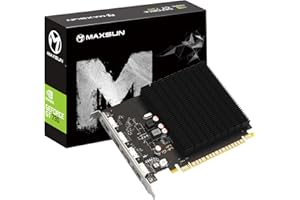 MAXSUN GeForce GT 730 - Scheda grafica GDDR3 da 4 GB, HDMI 4X, supporto scheda video 4K a 30 Hz, PCI Express 2.0 x8, GPU silenziosa