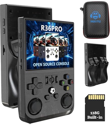 NULA E5 Retro Handheld Konsole - 20.000 Spiele, 5-Zoll IPS HD, 6000mAh Akku