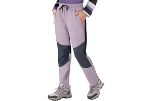 ANGEL CITIZ Kids Snow Ski Pants Hiking Boys Girls Outdoor Waterproof Windproof Fleece Warm Snowboard Pants