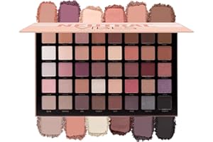 ‎BEAUTY GLAZED 40 Farben Shimmer Smoky Eyeshadow Palette Matte Glitter Ultra Pigmented Makeup Eye Shades Powder Blendable Contouring Eye Shadow Everyday Neutral Natural Eye Makeup For Beginners Cosmetics