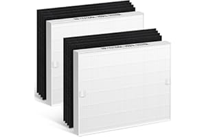 MIDIEX AP-1512HH Filtre de rechange compatible avec purificateur d'air Coway Airmega AP-1512HH, filtre de rechange H13 True AP1512hh, 2 filtres HEPA + 8 filtres à charbon actif