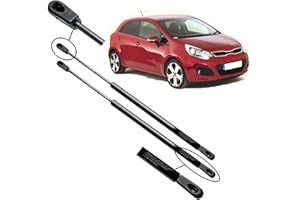 Ramor Strutz 2x Gasfeder Dämpfer Heckklappe Kompatibel mit Kia Rio III Fließheck 2011-2017. Gasdruckfeder Heckklappendämpfer Ersatz für 817701W200 und Andere.