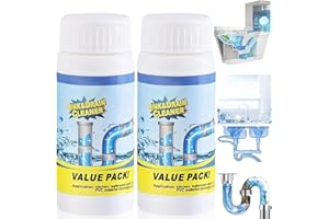 XINYIG 2PCS Powerful Sink Foaming Sink and Drain Cleaner,Wild Si/nk and Dra/in Cleaner,Drain Clog Remover,Powerful Pipe Dredging Agent,Pipe Dredge Deodorant,Dr/ain Unblocker Liquid Heavy Duty for Bathroom