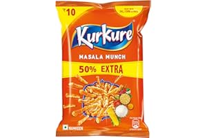 Kurkure Namkeen, Masala Munch, 39.5g/41.5g( weight may vary)
