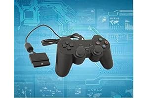 BESYLRUY PS2 controller for PS2 Playstation 2 Wired Shock Vibration