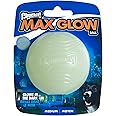 Chuckit! Max Glow Dog Ball High Visivity Glow In The Dark Bouncy gumowa noc Time Petch zabawka - średnia 6,5 cm