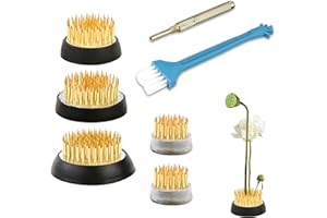 DERJDISF Floral Frog - 5 Piezas Rana de Flores, Ikebana Redondas de Metal, Soportes Redondos para Flores, Creativas Estacionarias Ideales para Ikebana Artificial (4 Tamaños)