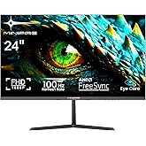 Minifire 24 Zoll Monitor, 100Hz, Full HD(1980x1080p),5ms(OD), Adaptive-Sync, sRGB110%, Eye-Care,VESA, PC Bildschirm mit HDMI