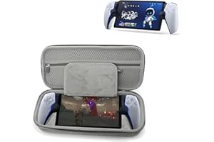 Baomaeyea Tragetasche für Playstation Portal™ Remote Player-PlayStation5,Kompatibel mit Playstation Portal Remote Player Gaming-Konsole Portable Eva stoßfest Harter Travel Case Aufbewahrung (grau)