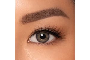 ‎BEAUTYU BeautyU ® – Natural Color Lenses (Weiche farbige Kontaktlinsen ohne Stärke) inkl. Kontaktlinsenbehälter & Pinzette I Farbe: Glamour Gray I 1 Paar Kontaktlinsen weich (2 Stück)