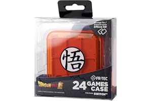 FRTEC - Dragon Ball Z Funda Para Almacenamiento De 24 Juegos para Switch