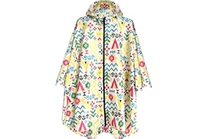 ANYOO Wasserdicht Radfahren Regen Poncho Portable Leichte Regenjacke Mit Kapuze Fahrrad Fahrrad Compact Regen Cape Wiederverwendbare Unisex für Backpacking Camping Outdoors,Einheitsgröße