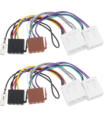 Faisceau Autoradio ISO Pour Mazda - Compatible Mazda 2, 3, 6, CX-7, MX-5 Et Nombreux Modèles (2001+)