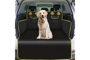 Wikoan Car Boot Protector, Universal Nonslip Boot Liner with Side and Bumper Protection, Waterproof & Antifouling, Robust, Easy to Clean