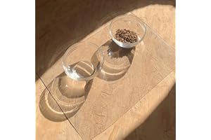 DG Catiee Tapete de PVC transparente para alimentación de mascotas, duradero e impermeable, tapete de comida para perros, antideslizante, plástico transparente, mantel individual (40 x 60 cm)