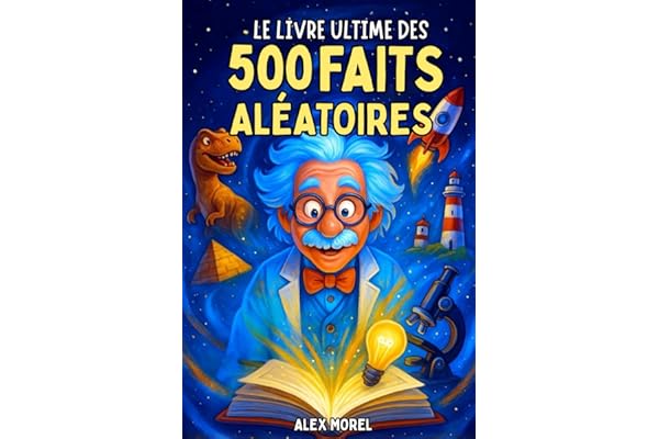 Le Livre Ultime des 500 Faits Aléatoires: Des Faits Incroyables et Quiz sur la Science, les Animaux, le Sport, l’Espace… et Plus Encore !