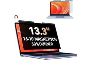 Makinda Magnetischer Laptop Sichtschutz für 13.3 Zoll Laptop 16:10, Anti Blaulicht Blendschutz Blickschutzfolie Displayschutz für Lenovo Hp Dell Acer Asus Thinkpad Envy Xps