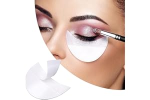 Kalolary 120 sztuk szablonów do cieni do powiek, białe cienie do powiek, podkładki samoprzylepne, podkładki pod oczy, podkładki do cieni do powiek, dla kobiet, do użytku w makijażu (L