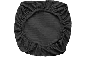 Sunnyway Dehnbarer Bürostuhlbezug, Schonbezug für Computerstuhl und Schreibtischstühle, Sitzbezug aus Spandex, maschinenwaschbar Schutz vor Staub und Flecken (Schwarz)