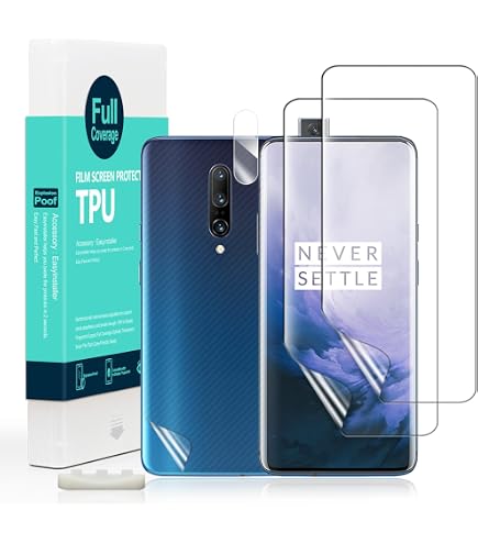 iVoler Cover per Oneplus 7 Pro/Oneplus 7 Pro 5G, Custodia Trasparente per Assorbimento Degli Urti con Paraurti in TPU Morbido, Sottile Morbida in
