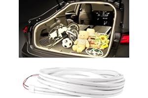 KaiDengZhe Bande Lumineuse du Coffre de Voiture, Bande de Voiture à Découper Flexible pour Le Tronc étanche des Lumières Intérieures à LED (Chaud, 4m / 158 in)