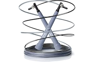 Ryher Cuerda para saltar - Kit con Comba crossfit hombre y mujer, niños y adultos - Combas de Fitness, Crossfit, Boxeo, Deporte, material para un gym gimnasio en casa