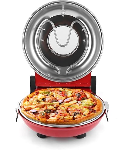 Todeco Elektrische pizzaoven 3-in-1 voor 6 personen, 1200 W, met 6 mini-pizzaschep, 6 kaaspannen, afneembare ovenschaal, voor mini-pizza met een diameter van 10 cm, grillen en pannenkoeken