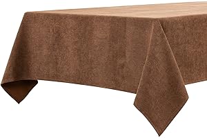 ‎BALCONY & FALCON BALCONY & FALCON Tischdecke Eckig Wasserdicht Tischdecke Flaumoptik Tischtuch abwaschbar Tischtuch Flaum Tischläufer Tischwäsche Eckig