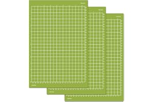 ReArt Standard Grip Mats for Cricut Joy Xtra - 12 x 8.5 Inches Craft Paper Cutting Mat Use with Printer Paper, Vellum, Light Cardstock & More, Sewing and Crafting (3 Packs Standerd)