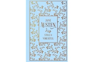 Stolz und Vorurteil: Leinen mit Goldprägung