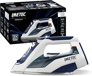 Ferro Da Stiro Imetec Zerocalc PS1 2000 - 3.8 Bar, Anticalcare, Vapore In 1 Minuto, Serbatoio 1L, 2100W