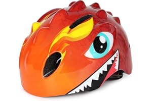 ‎VICTGOAL VICTGOAL Children's Bicycle Helmet for Cycling Cute Cartoon 3D Designed Children's Helmet for Bicycle Skateboard Roller Skates for Boys and Girls Adjustable Size