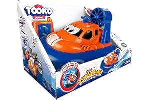 Silverlit Tooko JUNIOR Telecomando Barca Ruota A Terra E Niente In Bagno - Portata 5 Metri - Terra/Acqua - Batterie Non Incluse - Giocattoli per Bambini da 3 Anni - Blu/Arancione - 81122