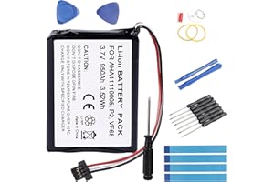 Fuworance GPS Batterie Compatible avec Tomtom Go 50, Start 50, Go 500 (2013), One 140, 140S, Live 825 Europe FMB0932008731, AHA11110005 + Repair Tool 950mAh Li-ION Battery