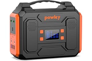 Powkey Portable Power Station 250Wh/67500mAh Solar Generator with 250W/230V Pure Sine Wave AC Outlet,12.6V/10A DC,USB 18W Battery Power Pack for Outdoor Camping RV Travel Emergency