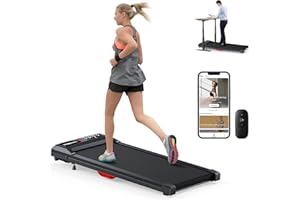 CARDIRUN Walking Pad Treadmill, 2.5HP Quiet Upgraded Up to 10% Incline Walking Pad, Voice Controlled Under Desk Treadmill 300 LBS Capacity, Portable Treadmill for Home, Office, Apartment