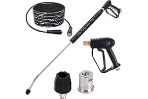 TECHKAR Pistola lancia 15 m 280bar ugello tubo ad alta pressione per idropulitrice Karcher kranzle