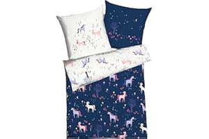 Kaeppel Kinderbettwäsche Zauberwald Indigo