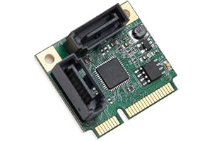 IO CREST Mini PCIe to SATA III 2 Ports Raid Adapter Card ASMedia 1061R for Ipfs MINING and Adding SATA 3.0 Devices
