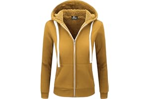 GEEK LIGHTING Sweat à Capuche Femme Polaire Chaud Veste Femme Chic et Elegant Sweatshirt à Capuche Femme Zippé Veste Hoodie Jacket Chaud Automne Hiver S-2XL
