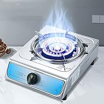 Fornello A Gas Ardes Da Esterno - 3 Fuochi GPL, Coperchio In Acciaio Verniciato Nero, Classe A+++