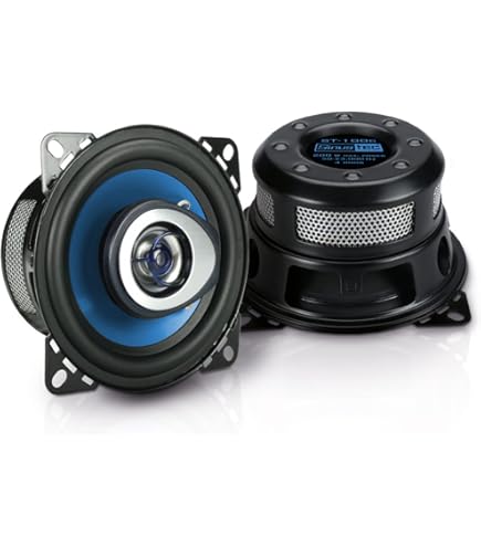 Sistema Audio 2 Vie Sinustec ST-100 Con Tweeter | 10 Cm | 100W RMS | Ideale Per Auto O Boat