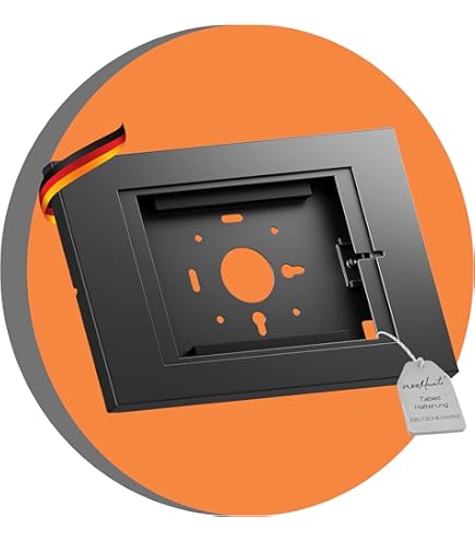 Beelta Anti-diefstal iPad Muurbeugel 10,9/11 inch voor Pro 1e-4e en Air 4e/5e Generatie Tablet Houder met Slot en Sleutel voor Studio, Bibliotheek, Smart Home