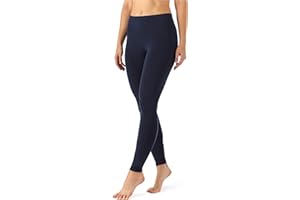 Merry Style Leggings Lunghi Donna in Viscosa con Elastan Ampia Pantaloni Donna Banda Elastica Leggins Donna per Casa Palestra Tempo Libero MS10-143